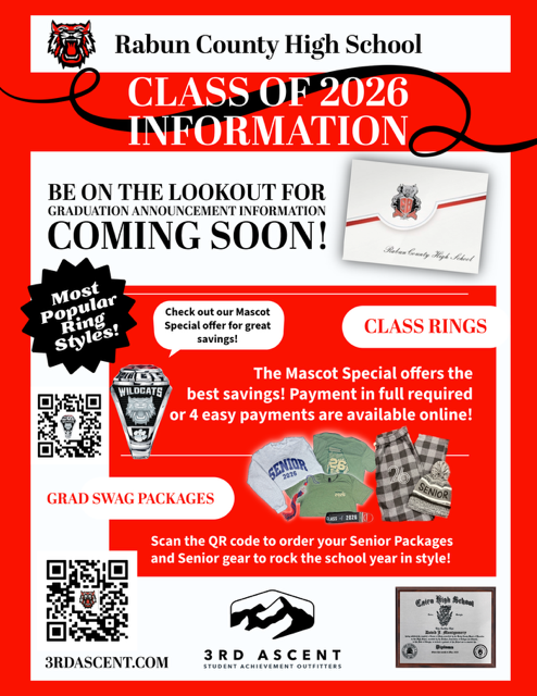 ordering senior swag